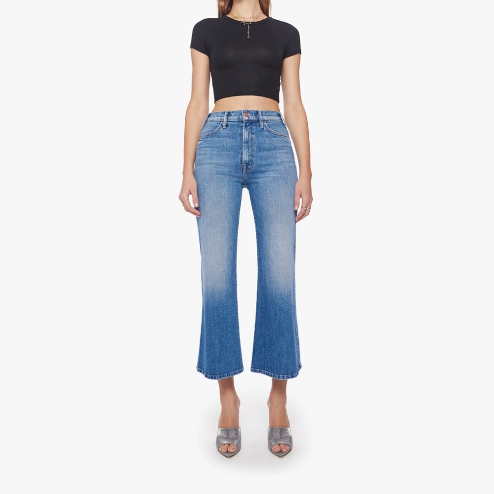NWT MOTHER JEANS THE HUSTLER ROLLER ANKLE